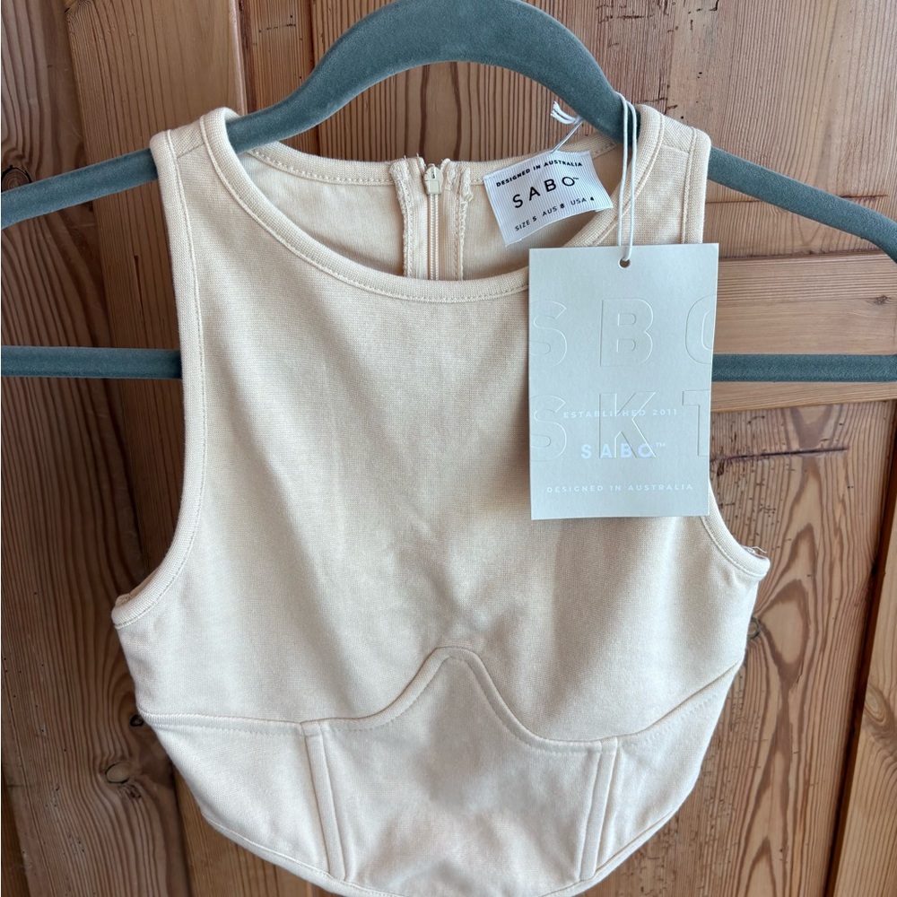 SABO Cream Women's Alie Crop Top
